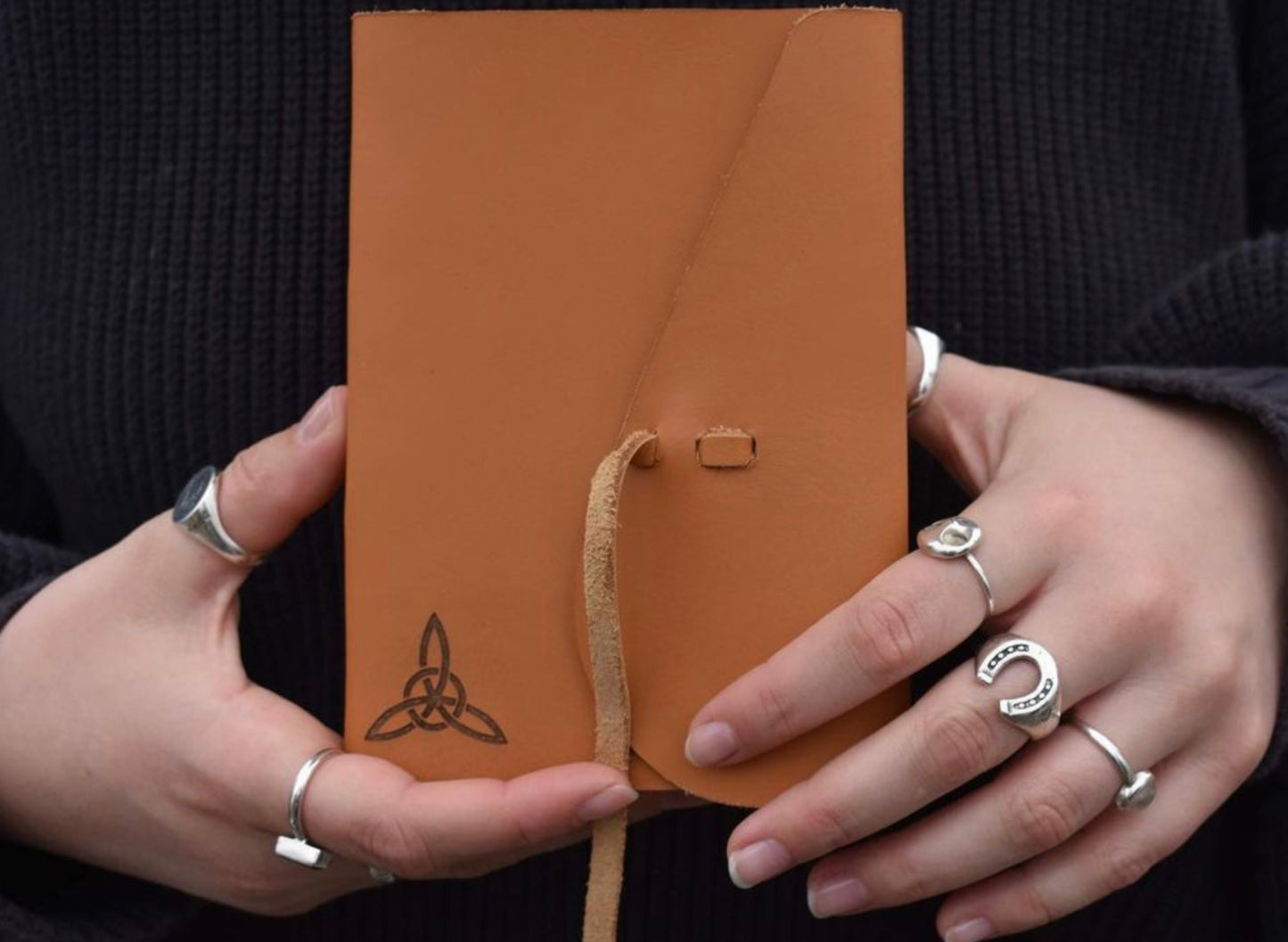 Handmade compact leather Journal